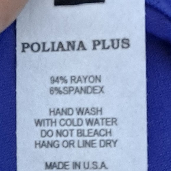 POLIANA PLUS KNIT BELL SLEEVE WOMEN'S DRESS - Picture 8 of 8